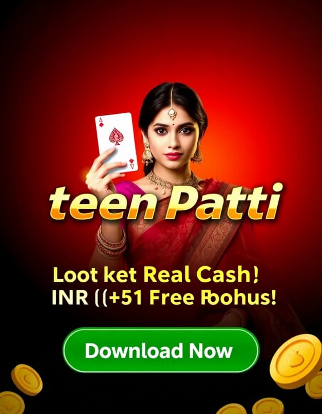 Teen Patti Real Cash Apk Banner